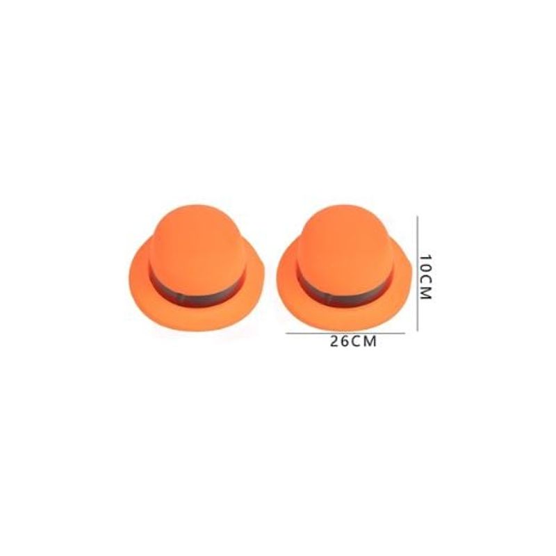 GENERICO - Gorro Fluor Naranja 26X10 Cm