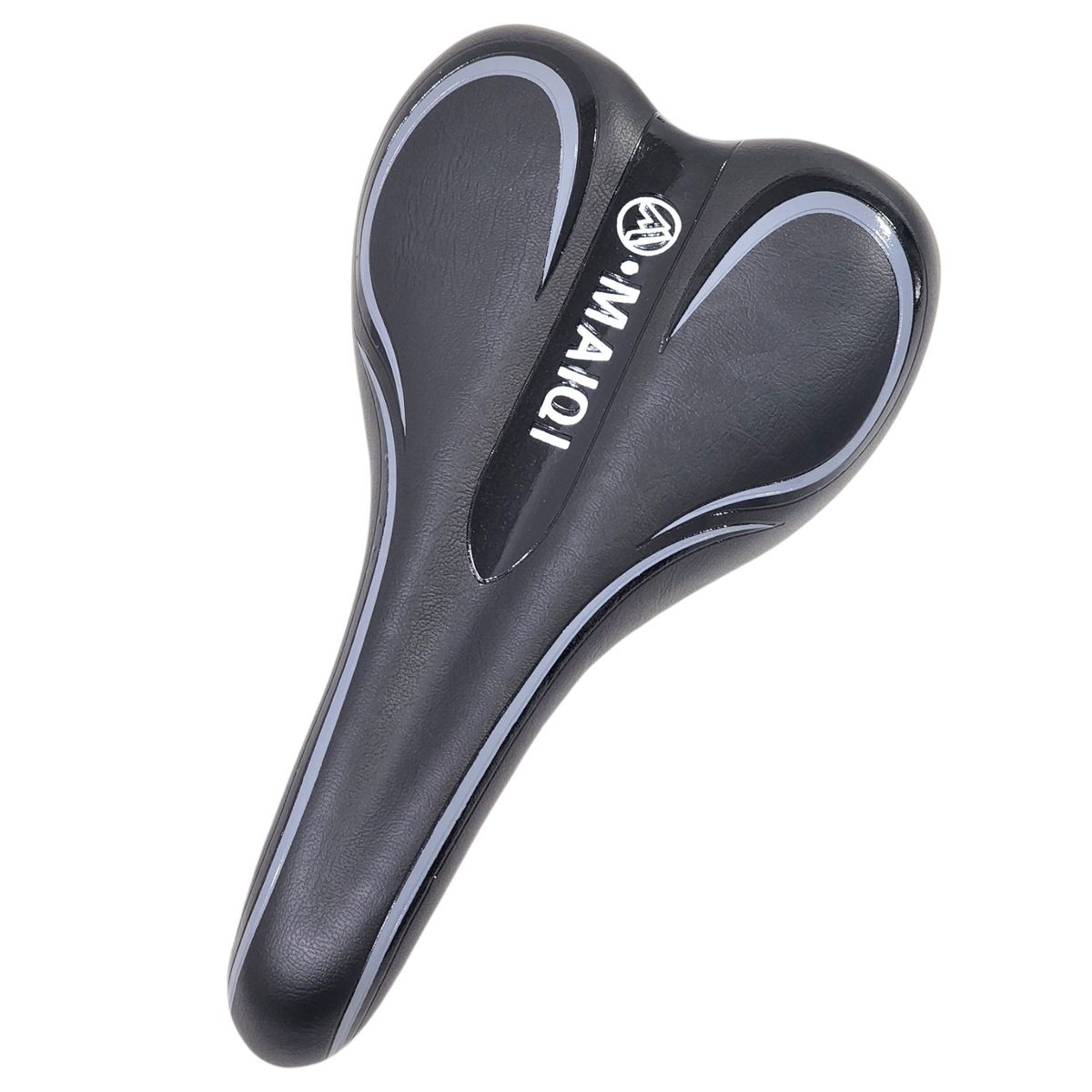 OEM - Sillín Silla Asiento Cómodo para Bicicleta Gris 18231