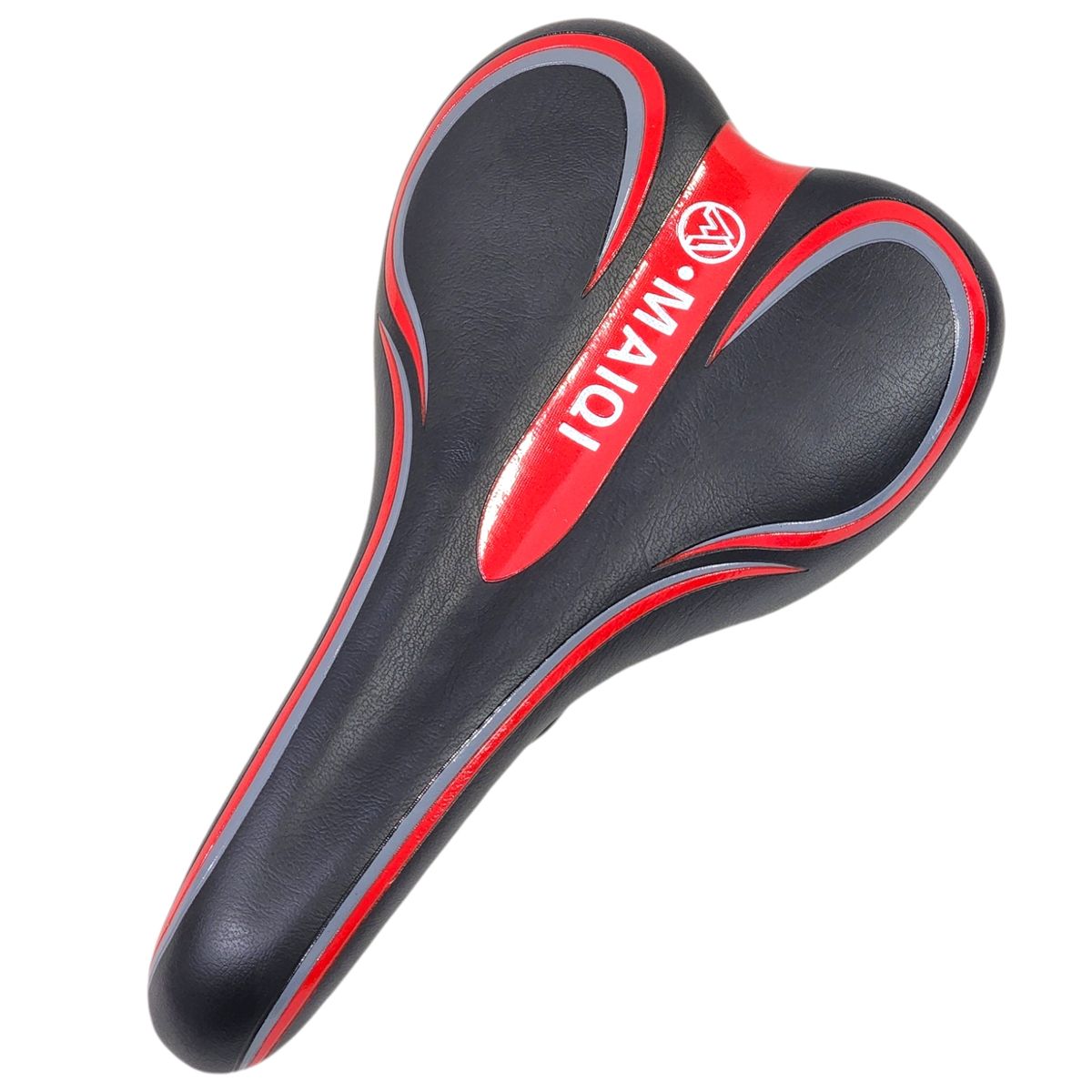 OEM - Sillín Silla Asiento Cómodo para Bicicleta Rojo 18231