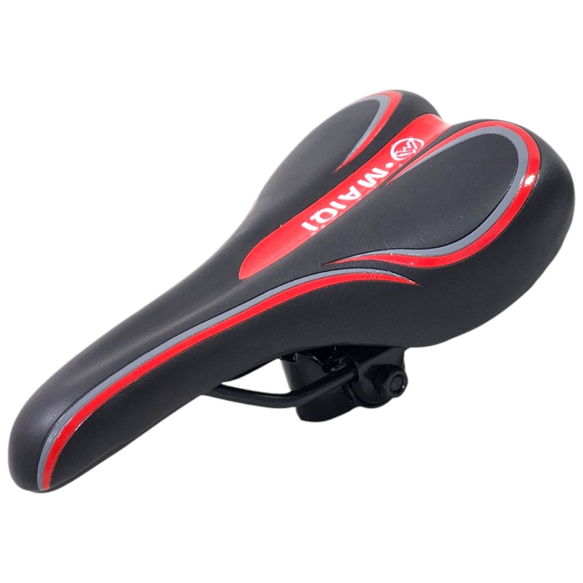 OEM - Sillín Silla Asiento Cómodo para Bicicleta Rojo 18231