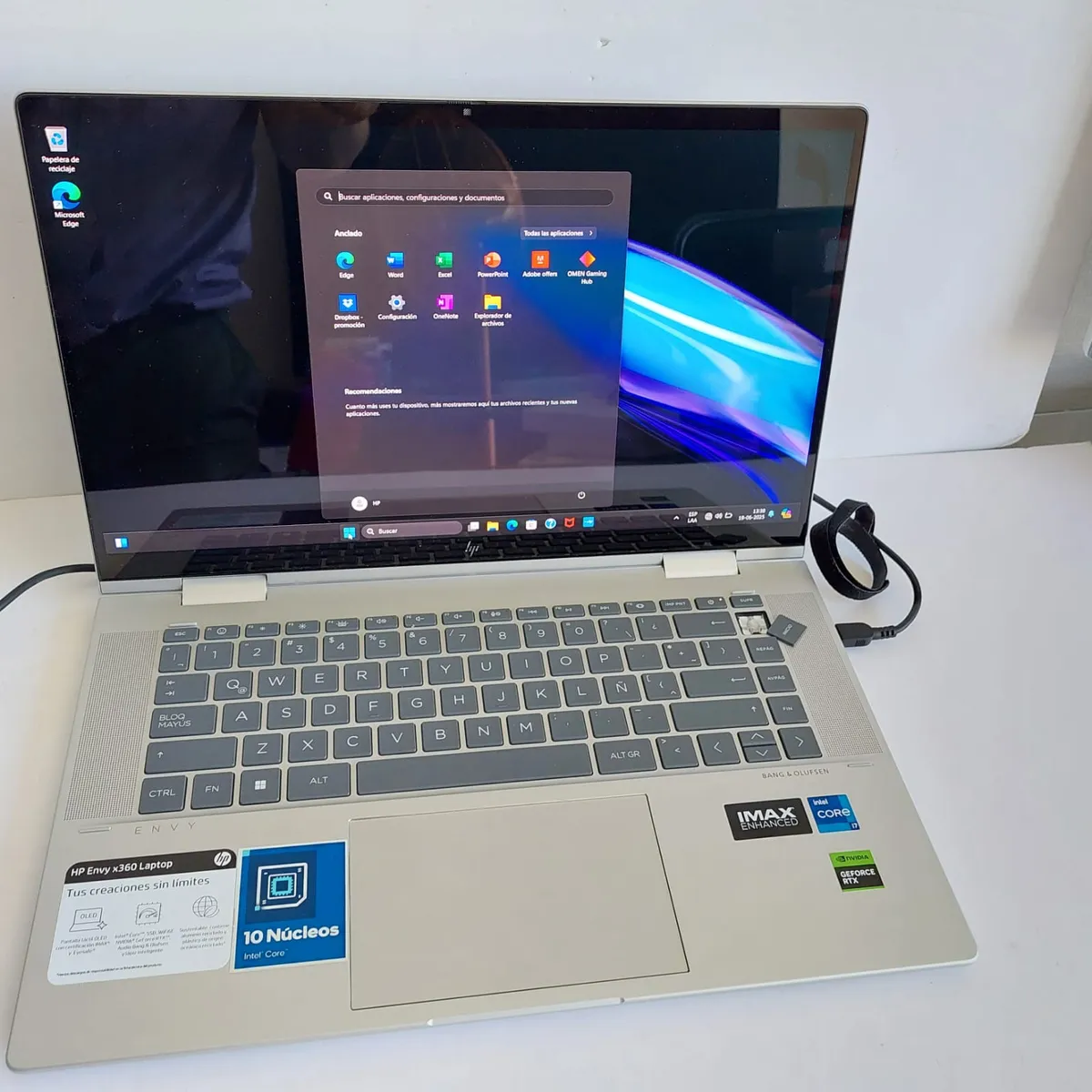 HP - HP ENVY 15-FE0000LA Intel Core i7-1355U 16GB RAM 1024GB SSD RTX 3050 OLED 4K Falta Tecla Inicio