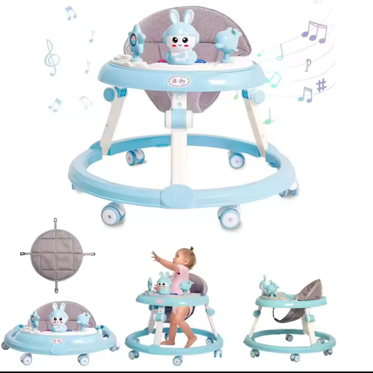 GENERICO - Andadera Caminadora De Bebé Multifuncional Anticaida Niños