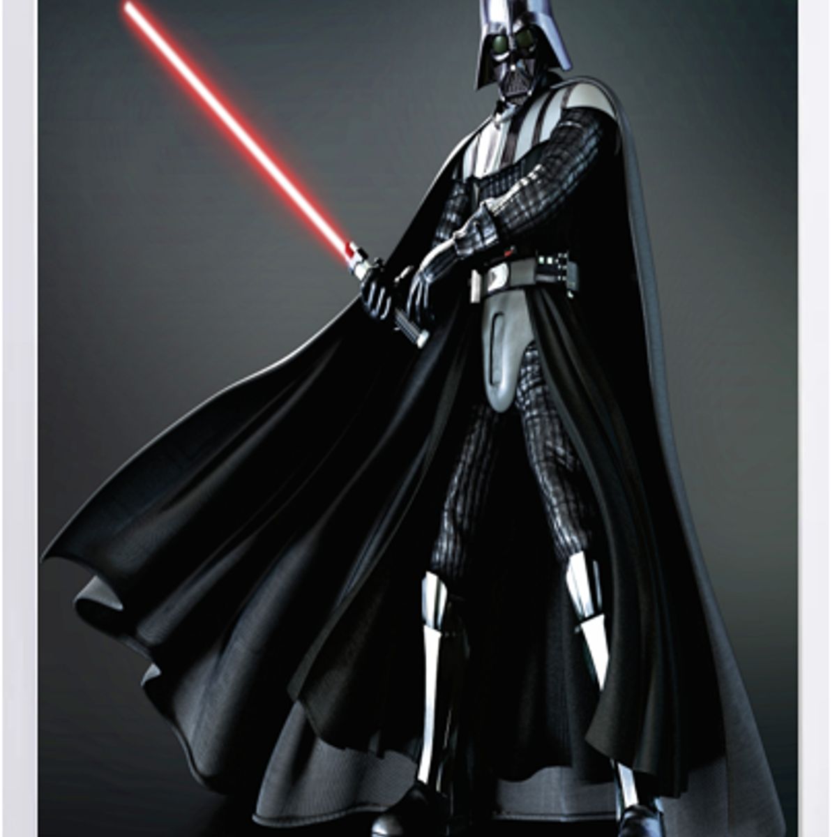 GENERICO - Cuadro Decorativo Darth Vader con Marco y vidrio 30x40 CM