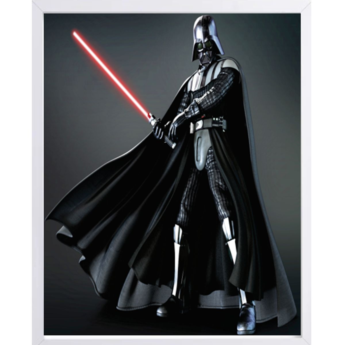 GENERICO - Cuadro Decorativo Darth Vader con Marco y vidrio 30x40 CM