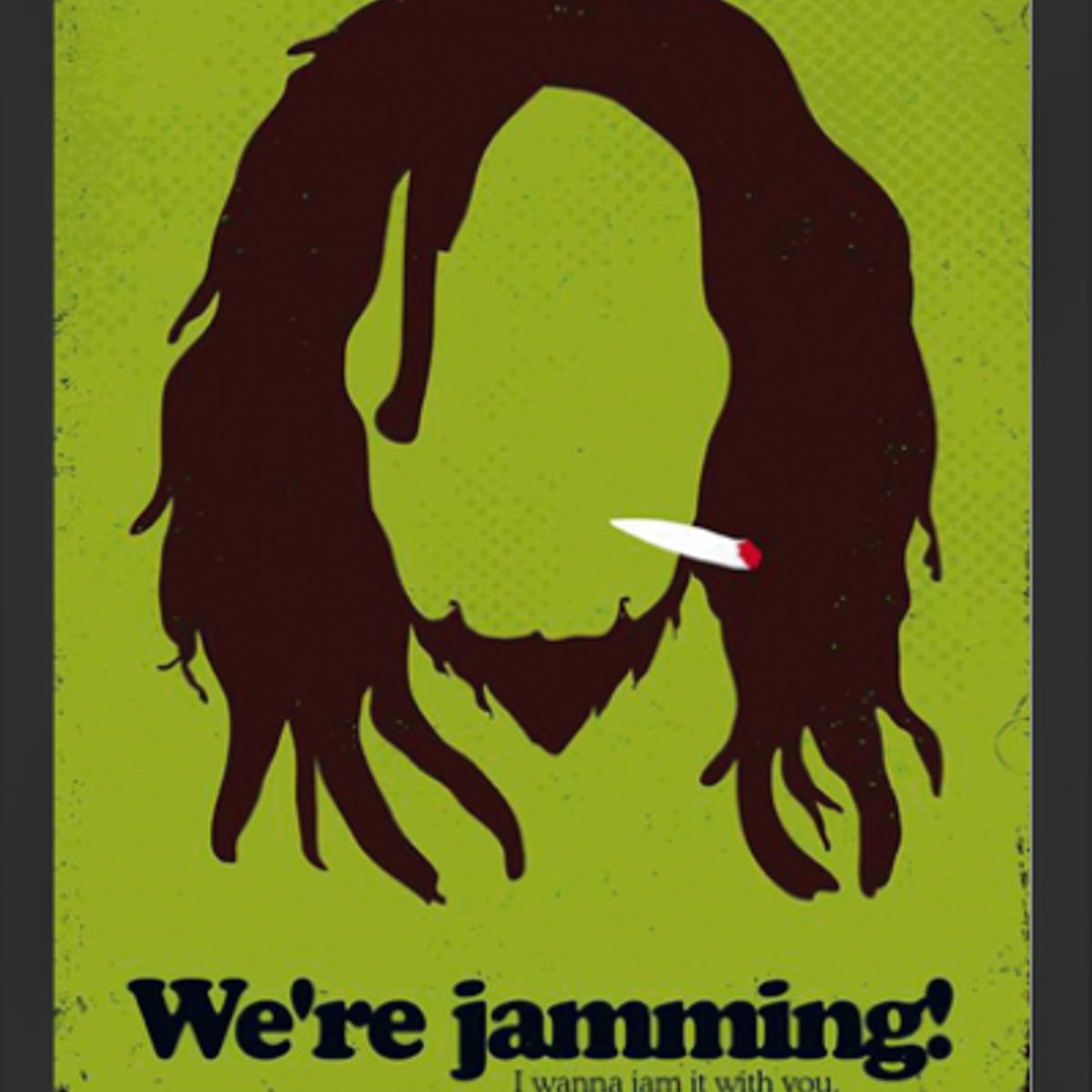 GENERICO - Cuadro Decorativo Bob Marley con Marco y vidrio 30x40 CM