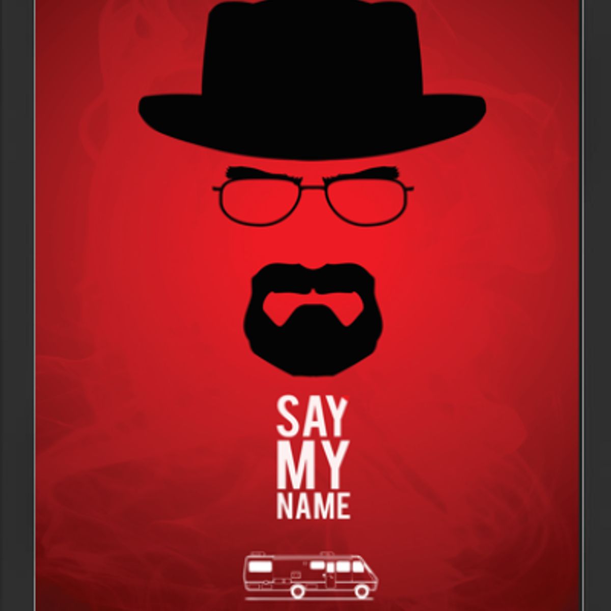 GENERICO - Cuadro Decorativo di mi nombre con Marco y vidrio 30x40 CM