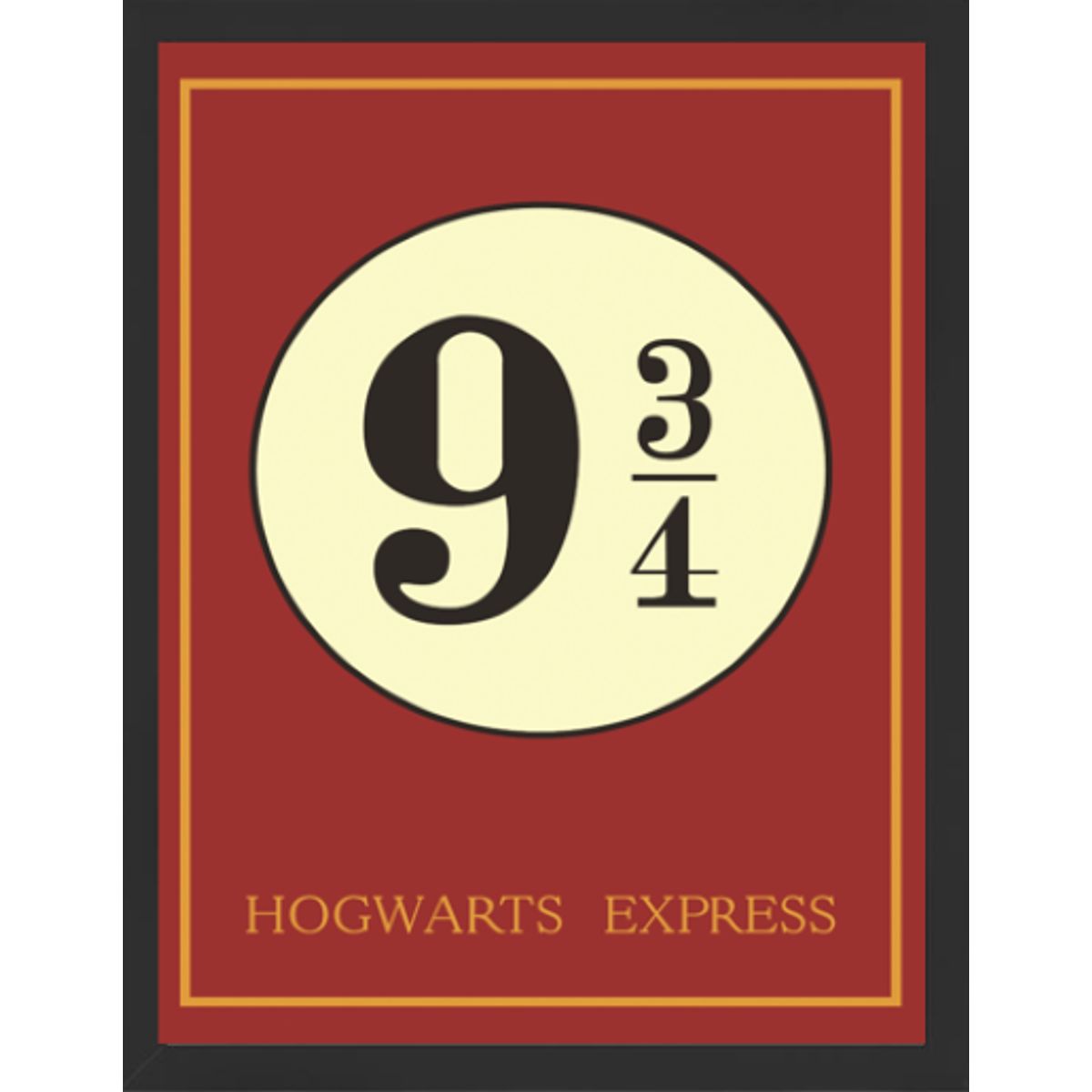 GENERICO - Cuadro Decorativo Plataforma con Marco y vidrio 30x40 CM