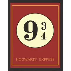 GENERICO - Cuadro Decorativo Plataforma con Marco y vidrio 30x40 CM