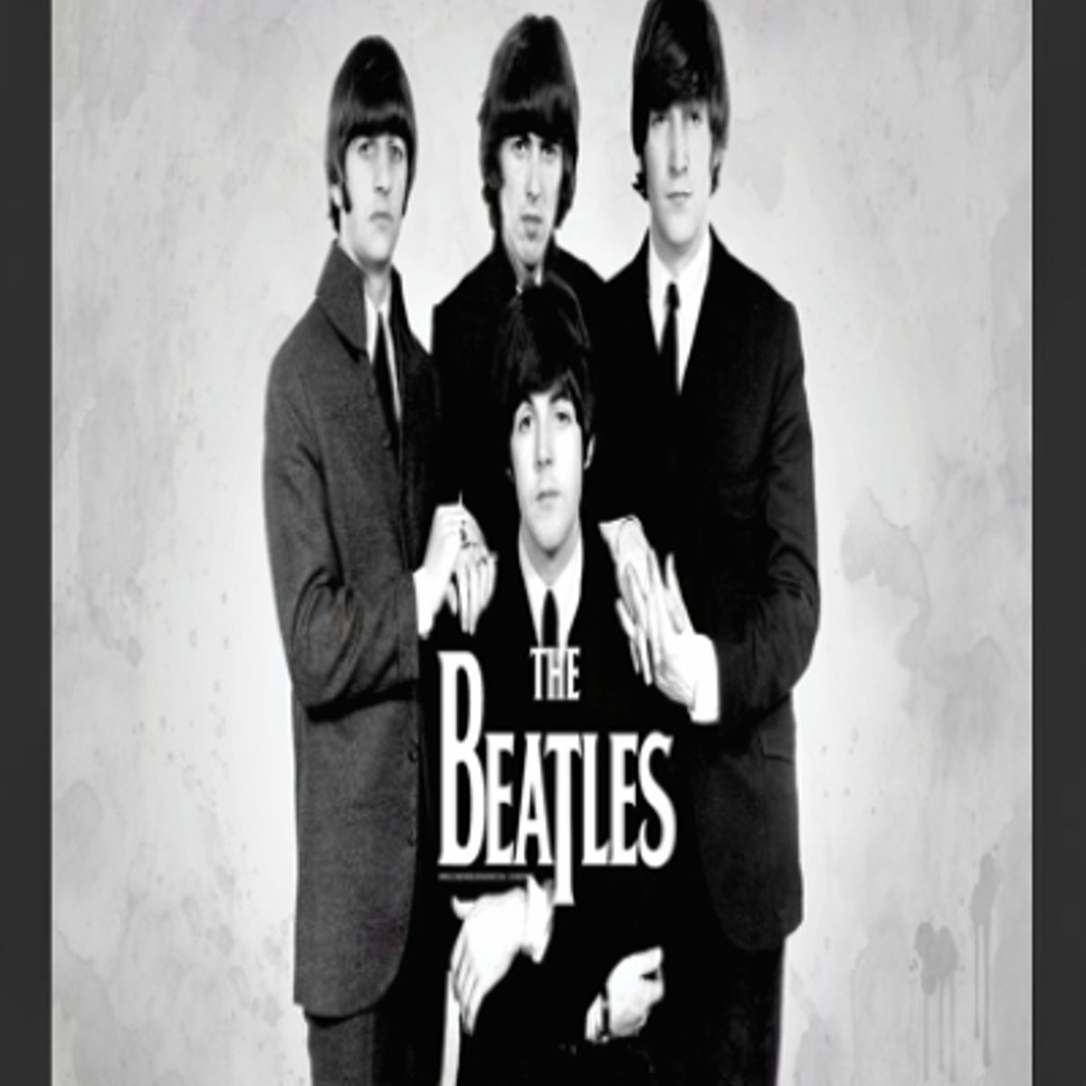 GENERICO - Cuadro Decorativo The Beatle con Marco y vidrio 30x40 CM