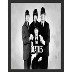 GENERICO - Cuadro Decorativo The Beatle con Marco y vidrio 30x40 CM