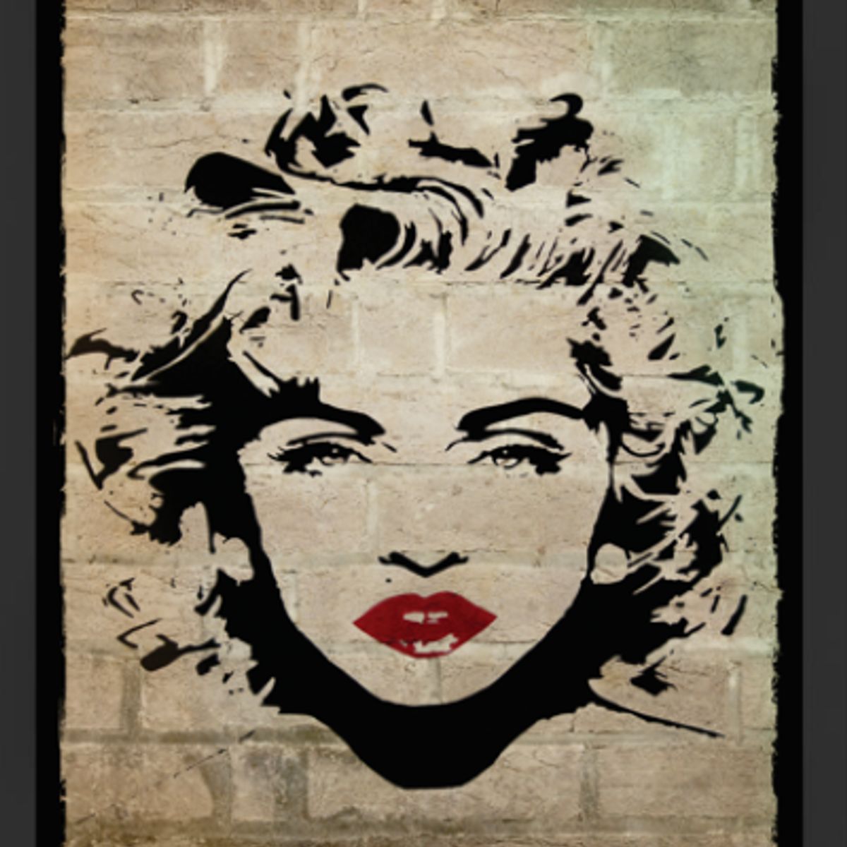 GENERICO - Cuadro Decorativo Marilyn Monroe con Marco y vidrio 30x40 CM