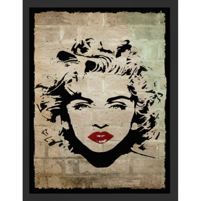 GENERICO - Cuadro Decorativo Marilyn Monroe con Marco y vidrio 30x40 CM