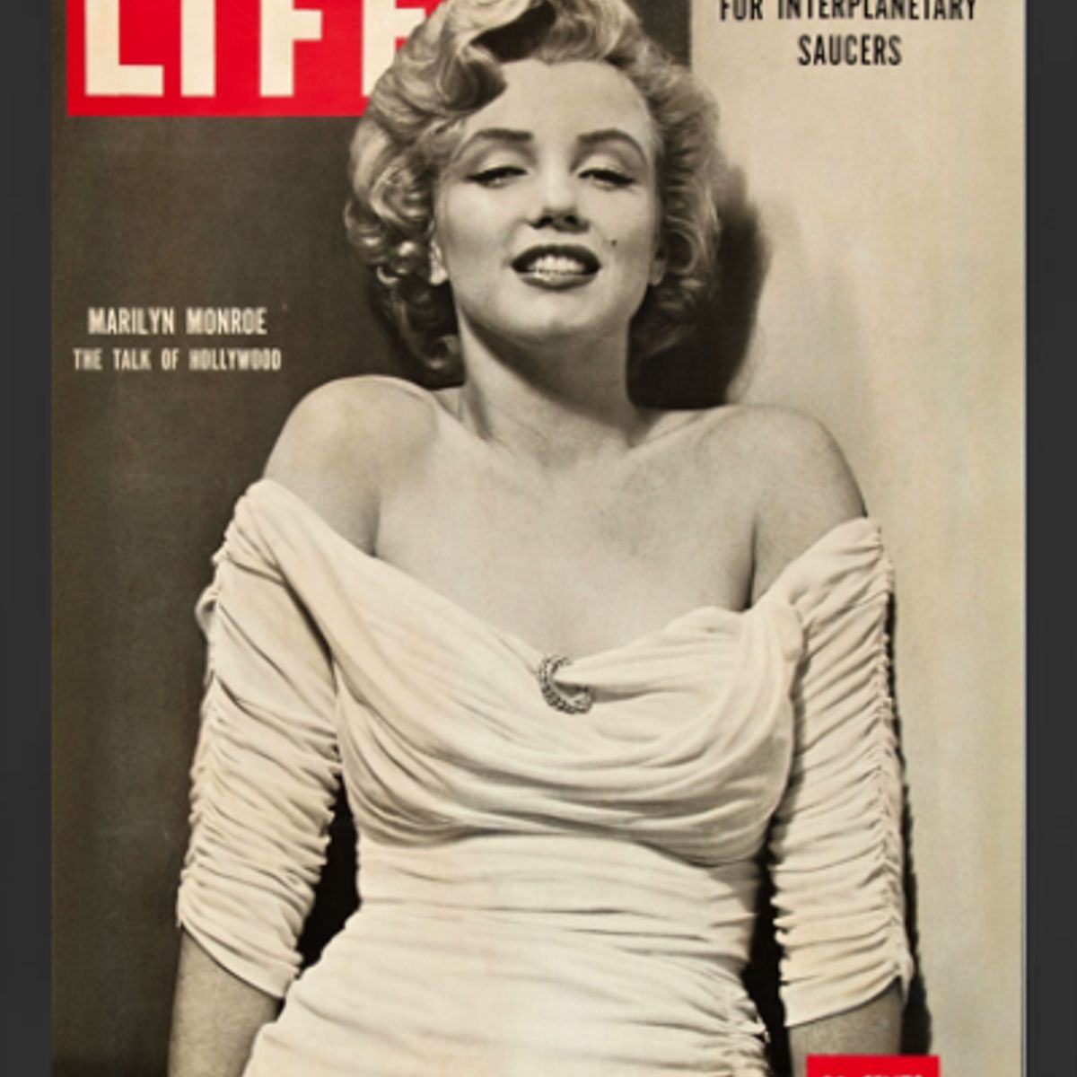 GENERICO - Cuadro Decorativo Marilyn con Marco y vidrio 30x40 CM