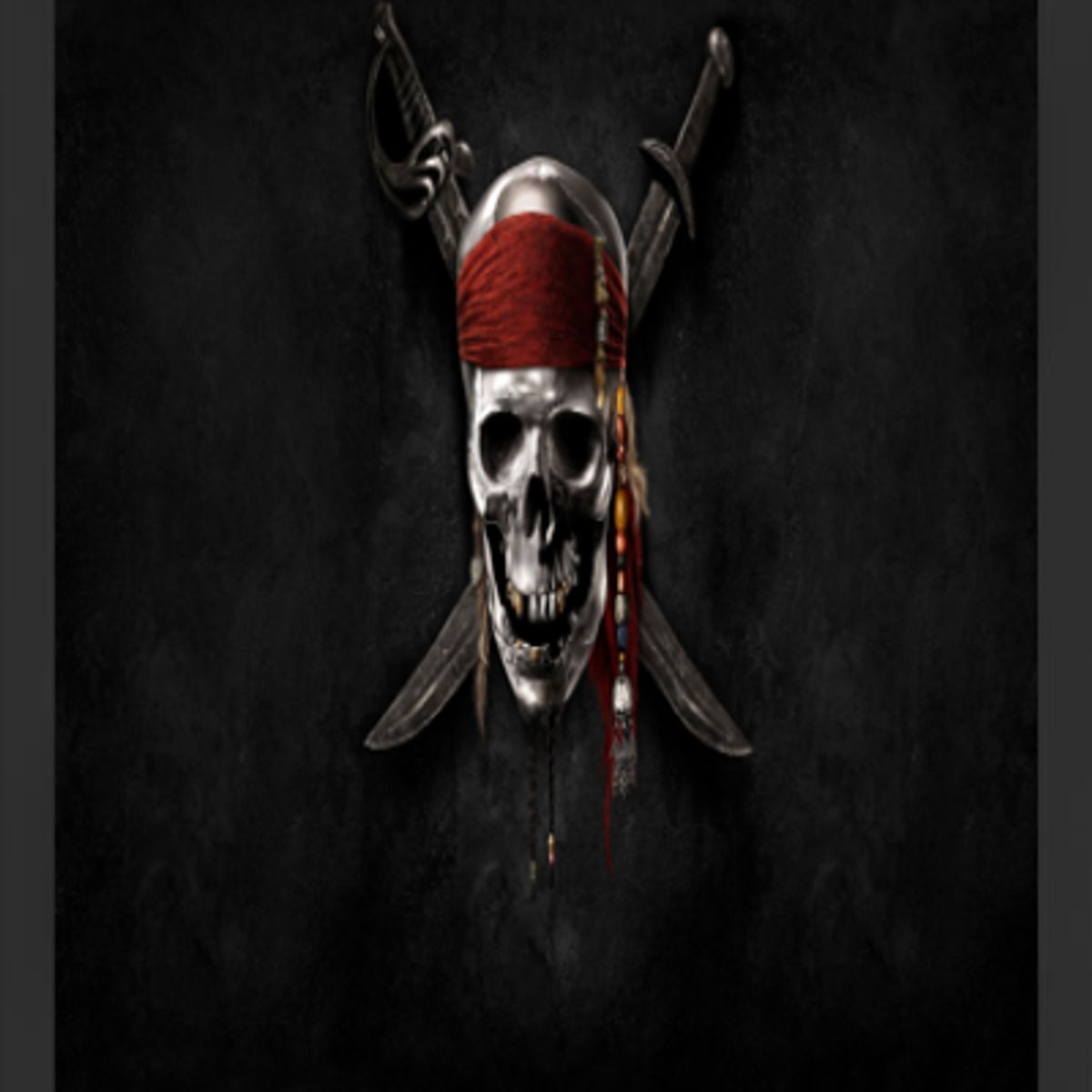 GENERICO - Cuadro Decorativo Pirata  con Marco y vidrio 30x40 CM