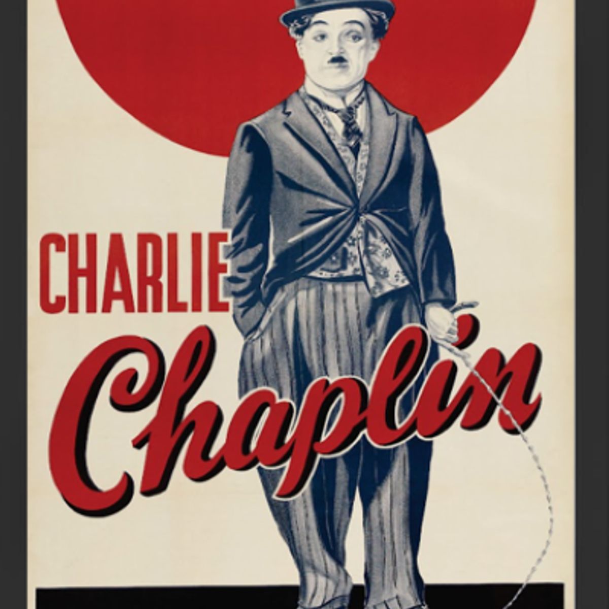 GENERICO - Cuadro Decorativo Charlie con Marco y vidrio 30x40 CM