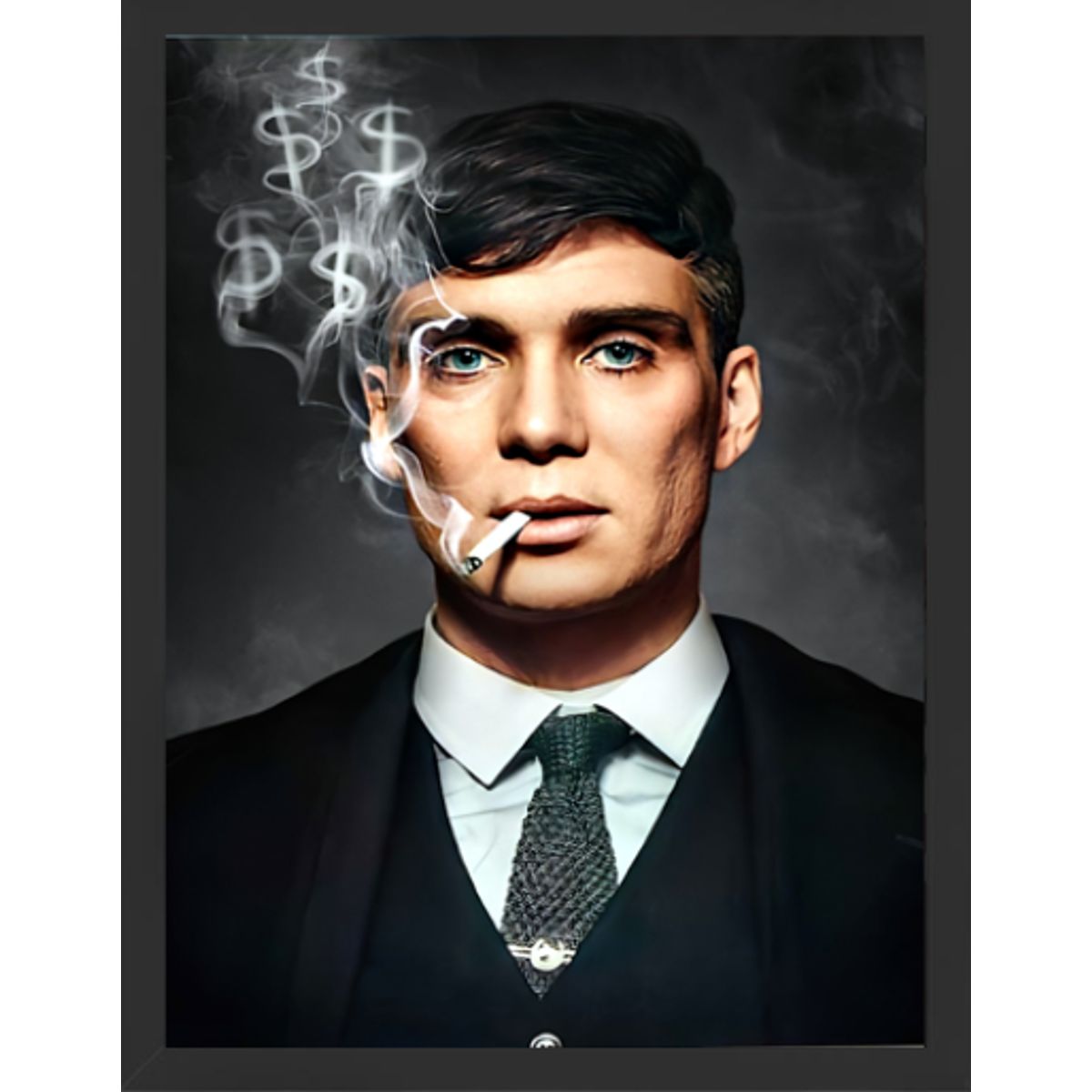 GENERICO - Cuadro Decorativo de Cillian con Marco y vidrio 30x40 CM