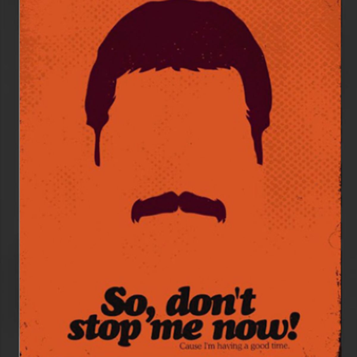 GENERICO - Cuadro Decorativo No me detengas Marco y vidrio 30x40 CM