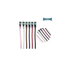 GENERICO - Collar PU Para Mascota Color Aleatorio 30cm 12pcs