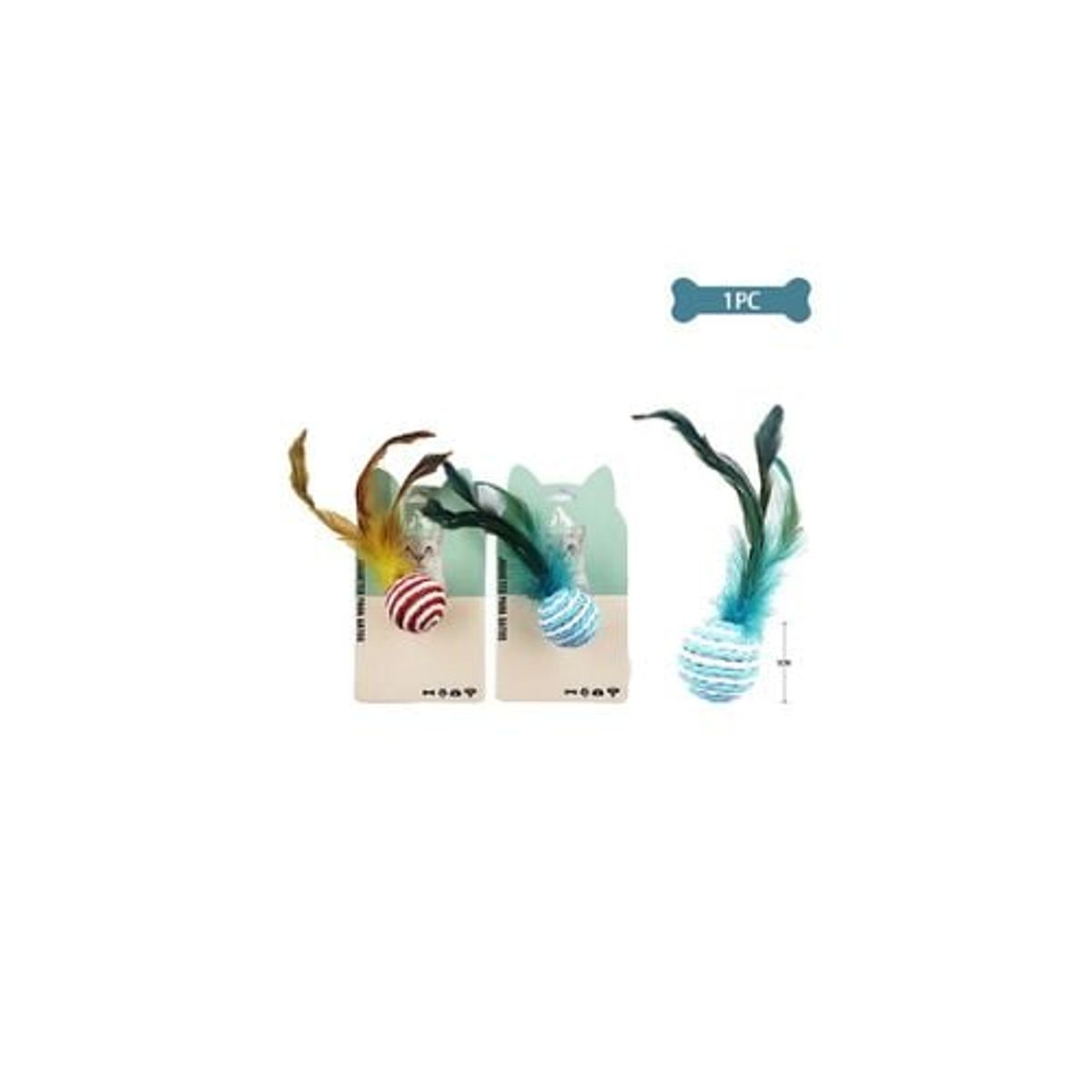 GENERICO - Juguete Para Gato Pelota De Papel Color Aleatorio