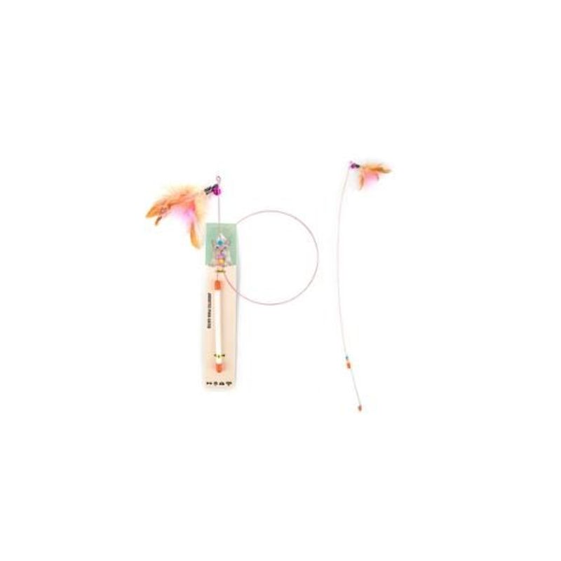 GENERICO - Juguete Varita De Acero Con Plumas 100cm