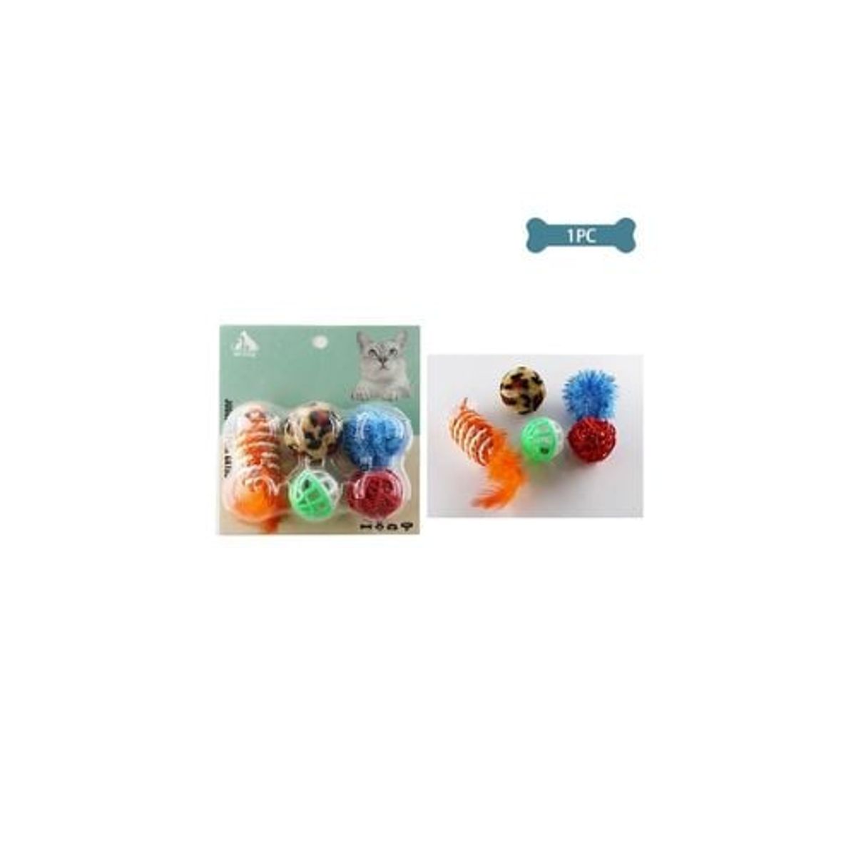 GENERICO - Conjunto De Juguetes Para Gatos