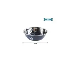 GENERICO - Cuenco Metálico Antideslizante 18cm