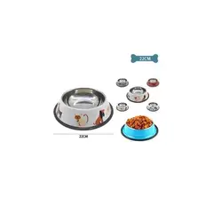 GENERICO - Cuenco Metálico Color Aleatorio 22cm