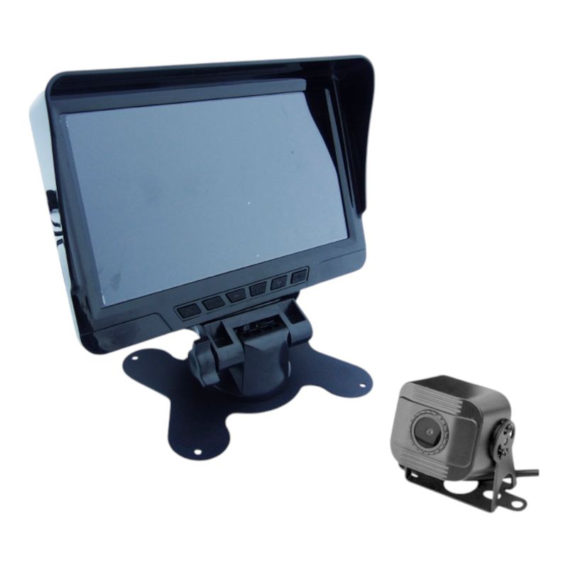 GENERICO - Kit DVR Con Pantalla 7” + 2 Camaras Para Camion