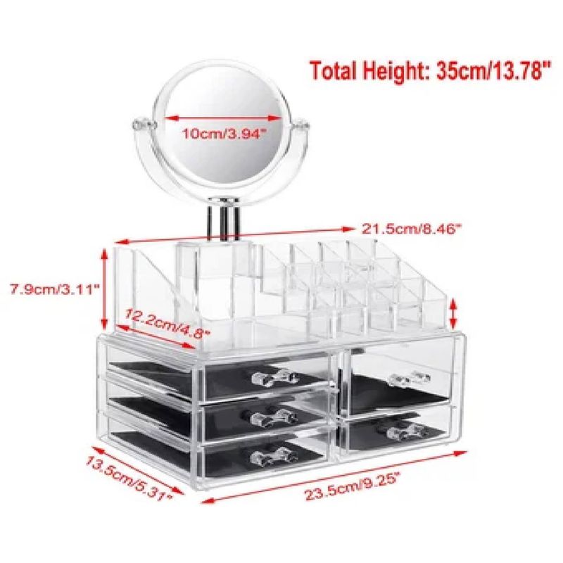 MOVI - ORGANIZADOR DE COSMETICOS CON ESPEJO