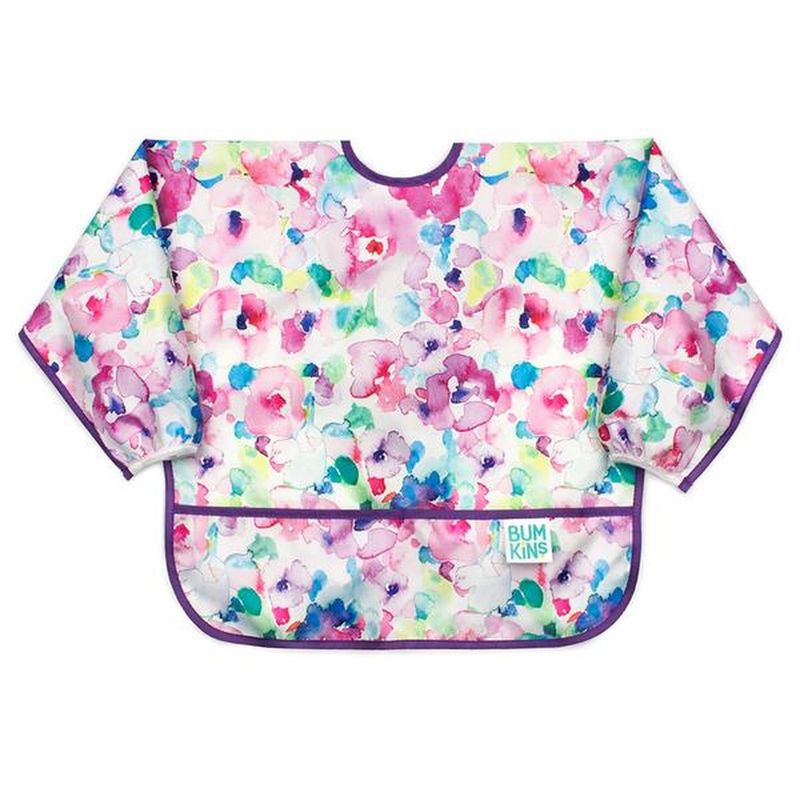 BUMKINS - Baberos con mangas Bumkins - Violeta - Talla Única