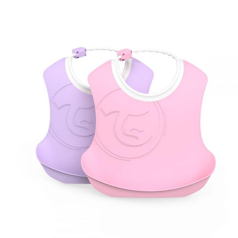 TWISTSHAKE - Babero Infantil Twistshake - Rosa - Talla Única