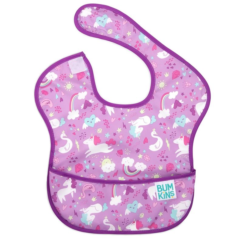 BUMKINS - Babero SuperBib Bumkins - Lavanda - Talla Única