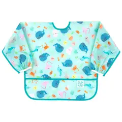 BUMKINS - Baberos con mangas - Azul cielo - Talla Única
