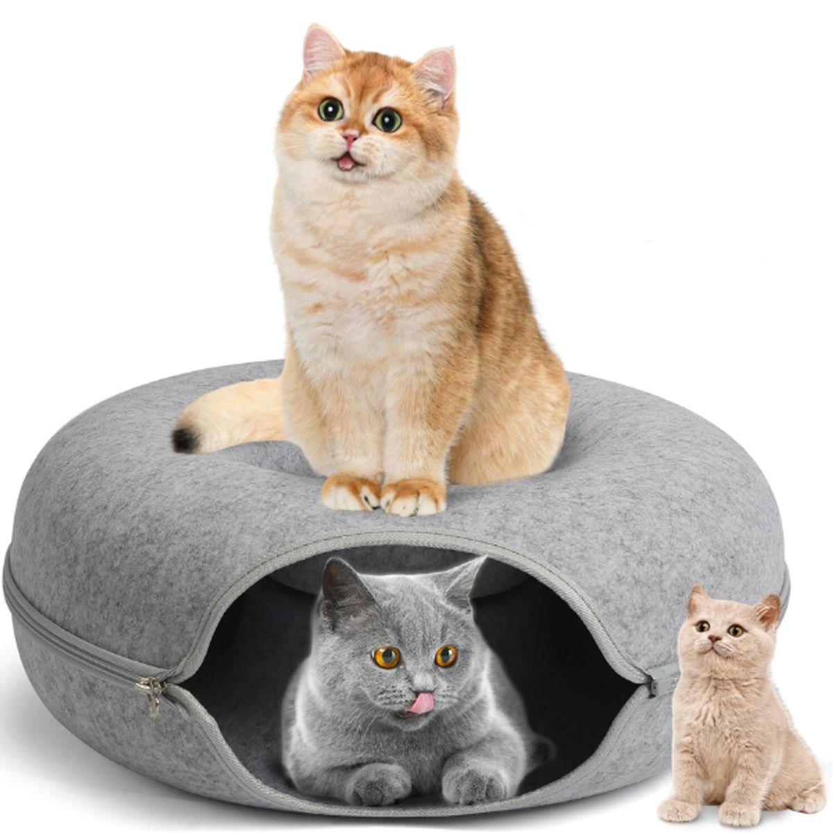 GENERICO - Cama gatos interactiva CAT Tunnel