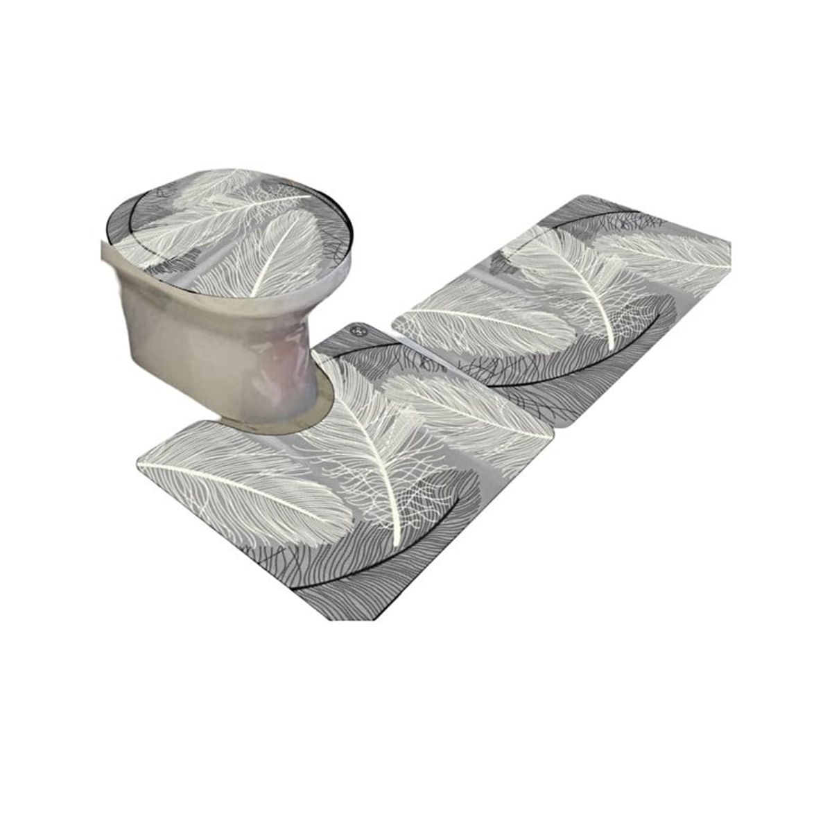 GENERICO - SET DE BAÑO ANTIDESLIZANTE DE 3 PIEZAS