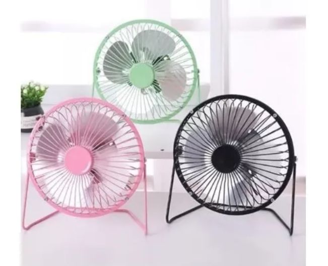 GENERICO Mini Ventilador Mesa - Escritorio Portatil Carga Con Usb color ROSA