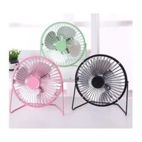 Mini Ventilador Mesa - Escritorio Portatil Carga Con Usb color ROSA