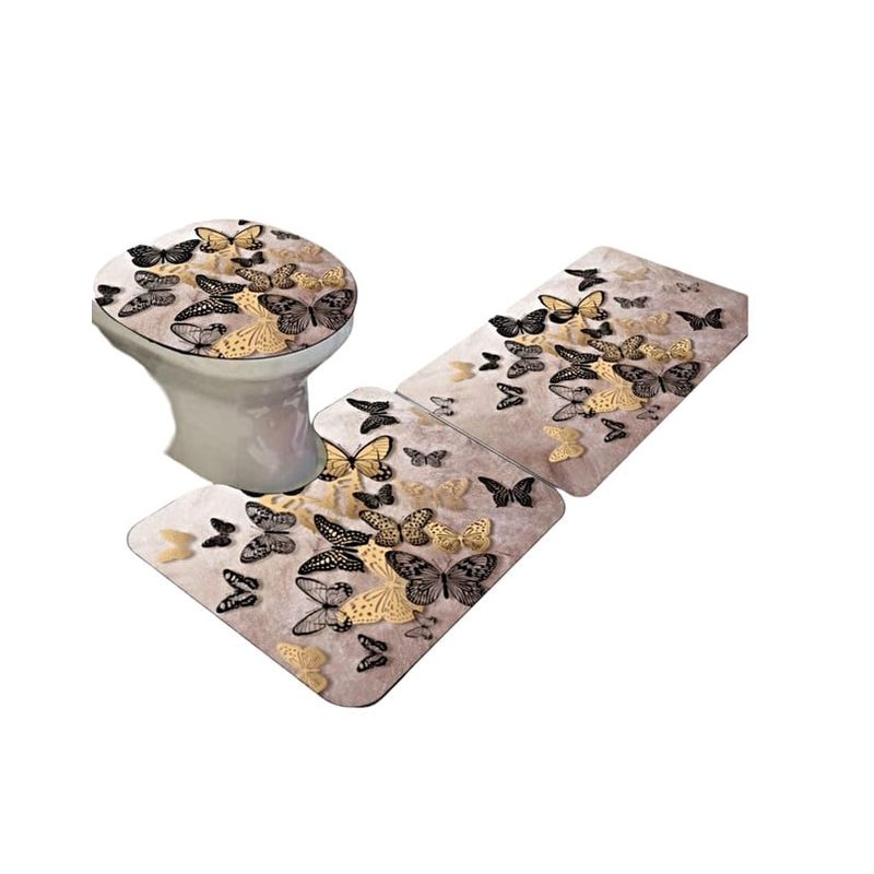GENERICO - SET DE BAÑO ANTIDESLIZANTE DE 3 PIEZAS