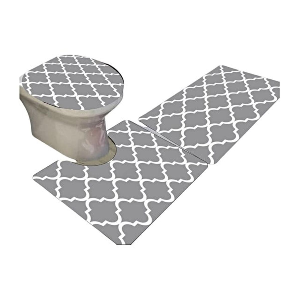 GENERICO - SET DE BAÑO ANTIDESLIZANTE DE 3 PIEZAS