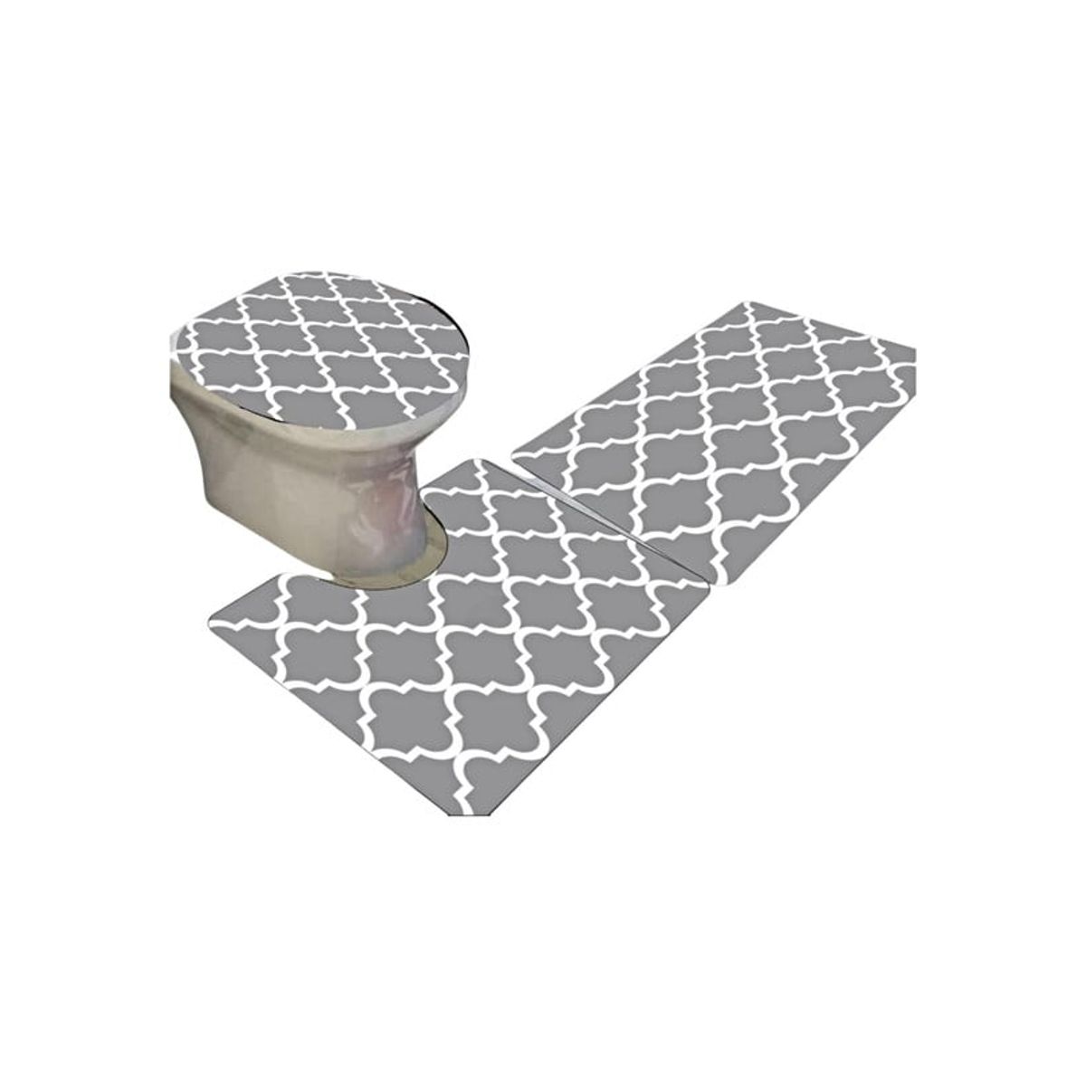 GENERICO - SET DE BAÑO ANTIDESLIZANTE DE 3 PIEZAS