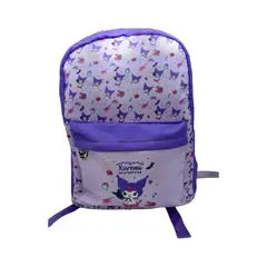 GENERICO - MOCHILA ESCOLAR INFANTIL NIÑA DISEÑOS MORADO