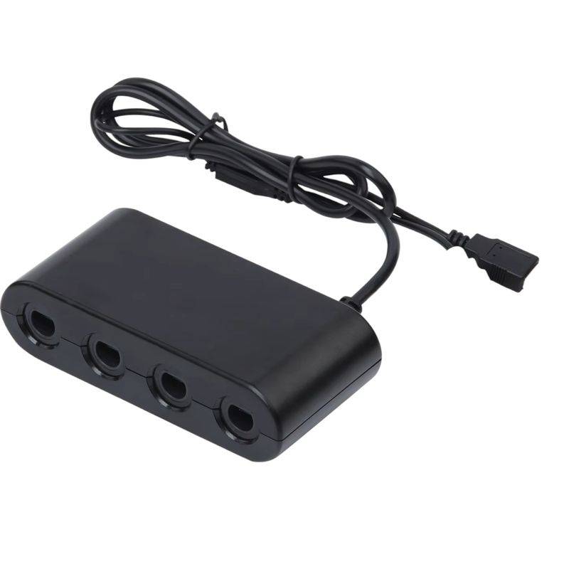 GENERICO - Adaptador Control Mando GameCube Switch Wiu PC Multijugador