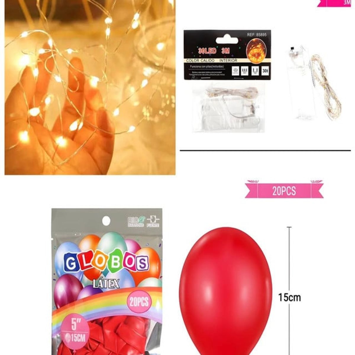 GENERICO - CAJA CON DECORACION LOVE SAN VALENTIN BLANCA
