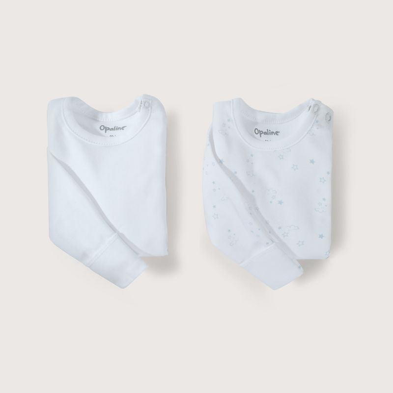 OPALINE - Bodys Bebé niño Blanco 39777 Opaline _.