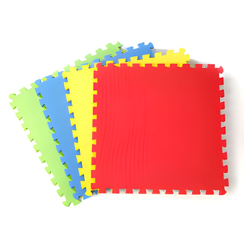 GENERICO - Pack 8 Planchas Alfombra Piso Goma Eva Niños Juego 60x60cm