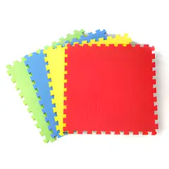 GENERICO - Pack 8 Planchas Alfombra Piso Goma Eva Niños Juego 60x60cm