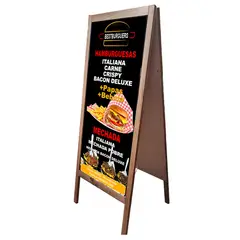 ARTE CHICO - Pizarra Negocios con Diseño Personalizable Alta 140x50 cm