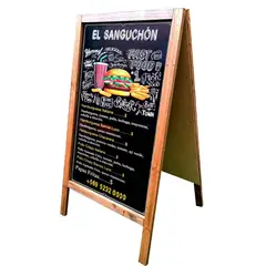 ARTE CHICO - Pizarra Negocios con Diseño Personalizable Alta 120x60 cm