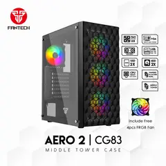 FANTECH - Gabinete AERO CG83 Black Edition