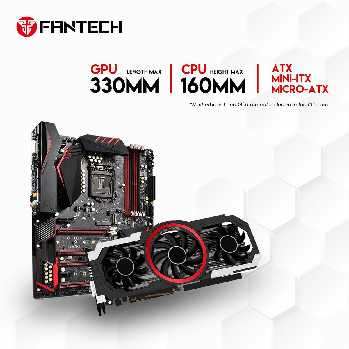 FANTECH - Gabinete FANTECH AERO CG83 Black Edition